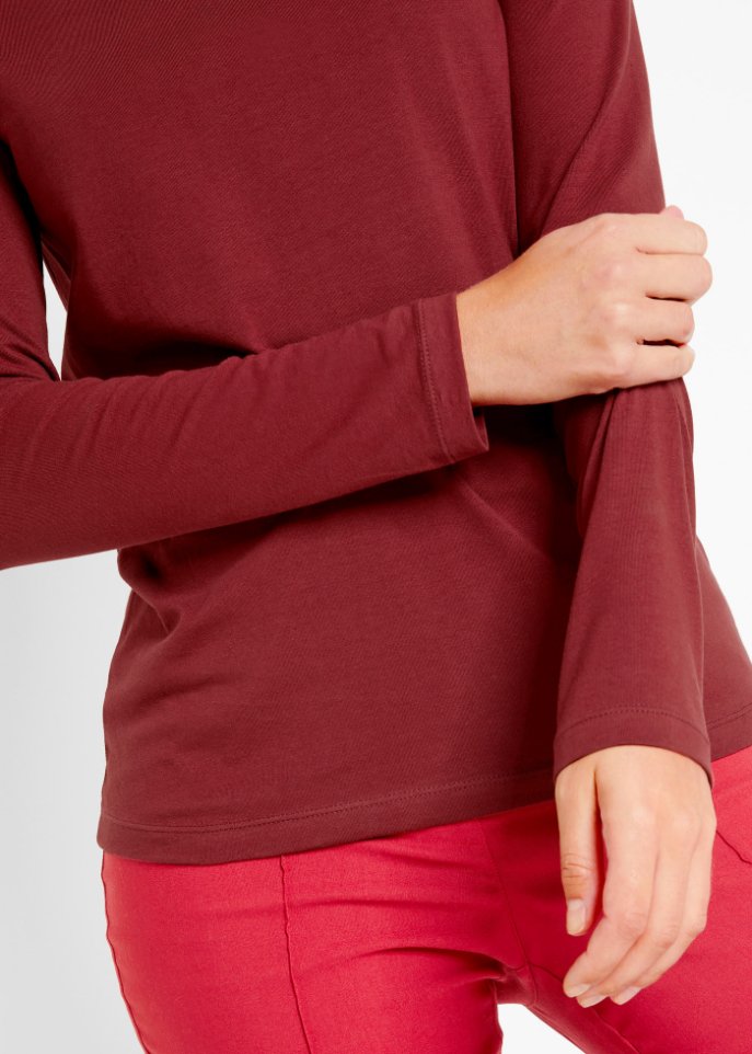 Langarmshirt mit Rollkragen (2er Pack)