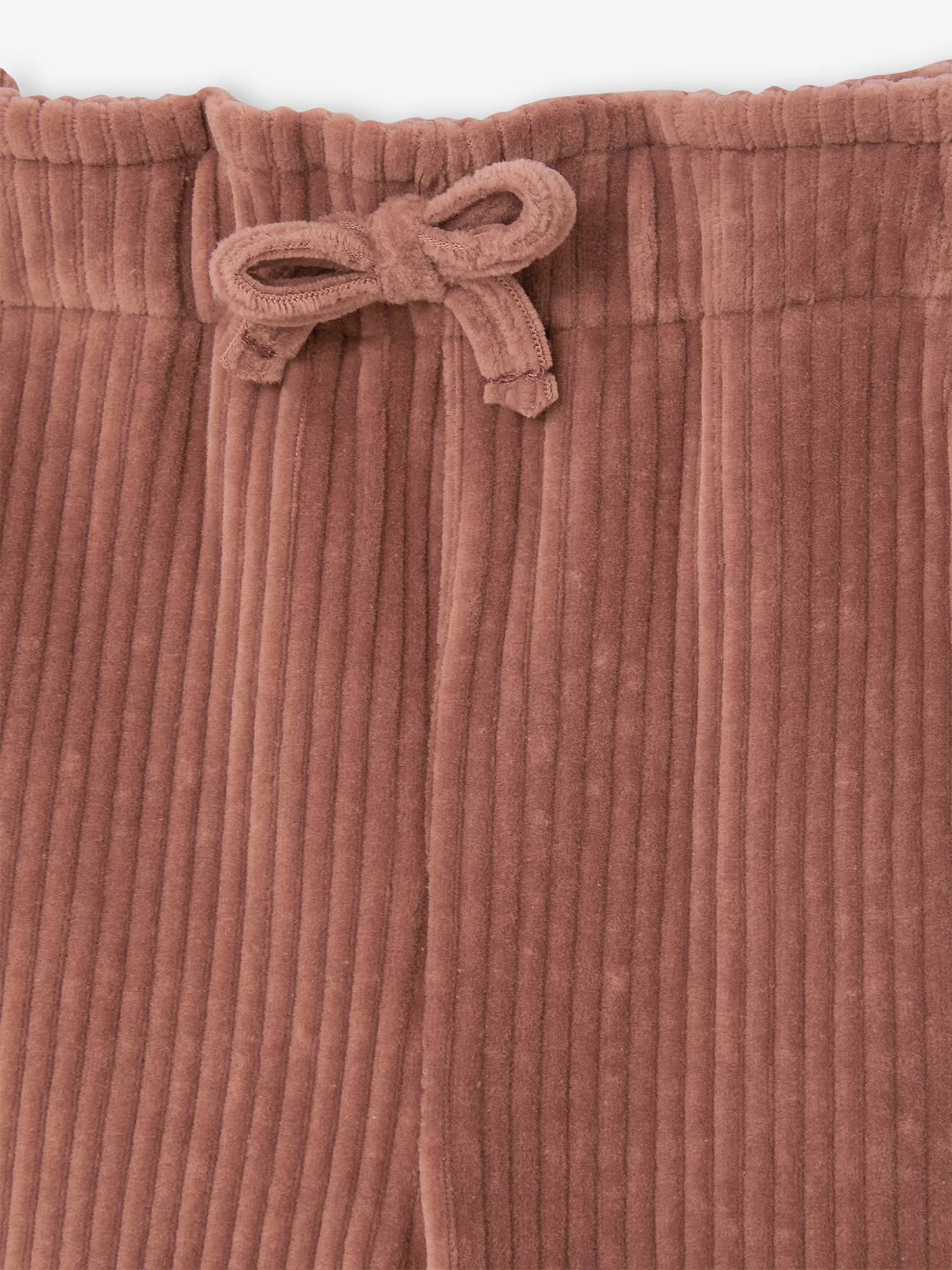 Vertbaudet Baby Cordhose mit Schlupfbund - schokolade