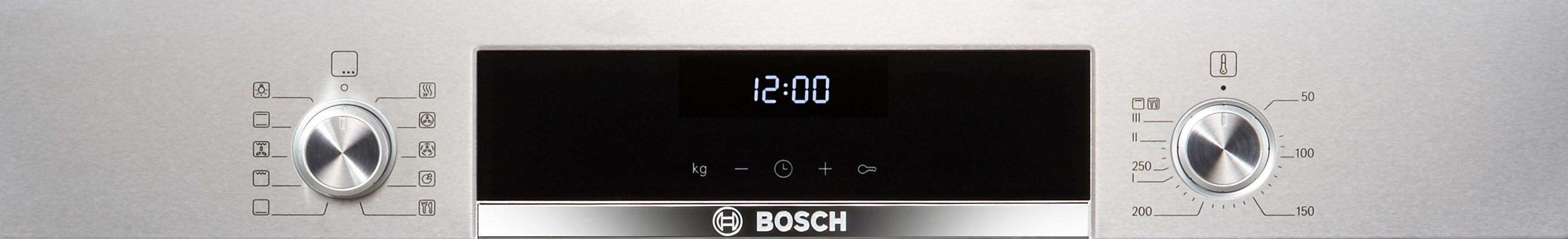 BOSCH Einbaubackofen Serie 6 HBA537BS0, mit Teleskopauszug nachrüstbar, ecoClean Direct