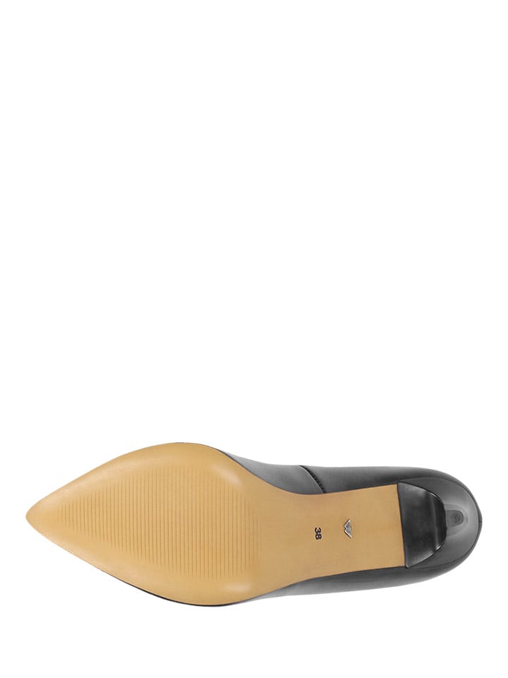 Wojas Leder-Pumps in Schwarz günstig kaufen
