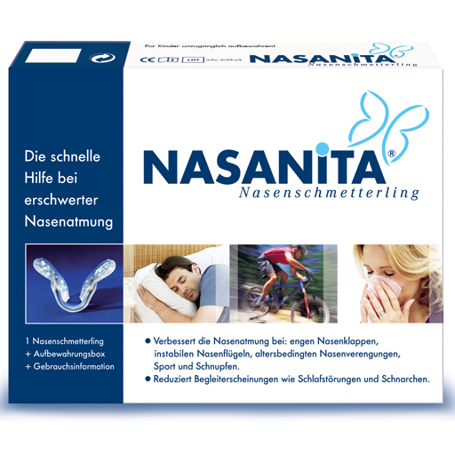 NASANITA Nasenschmetterling  1 St