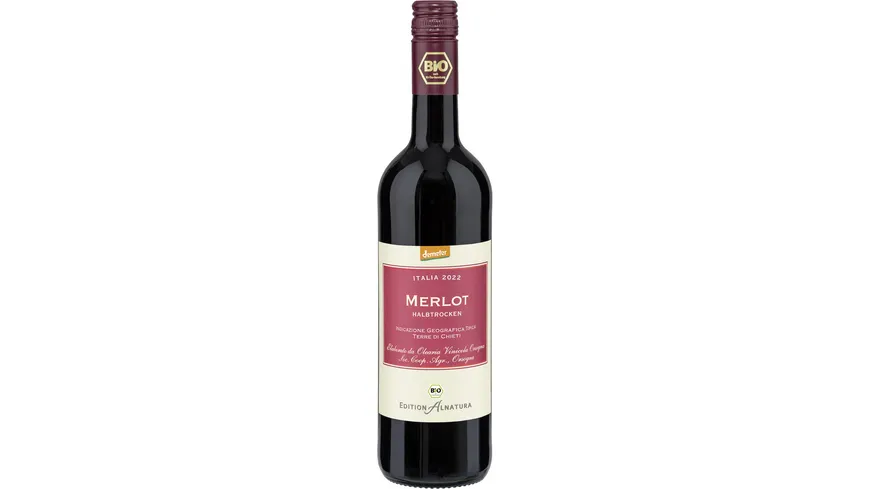 Alnatura Bio Edition Merlot Italien 750 ml