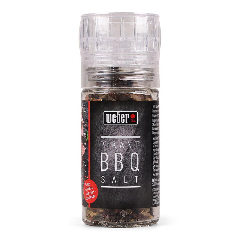 Weber BBQ pikant salt 63 g m/kvern