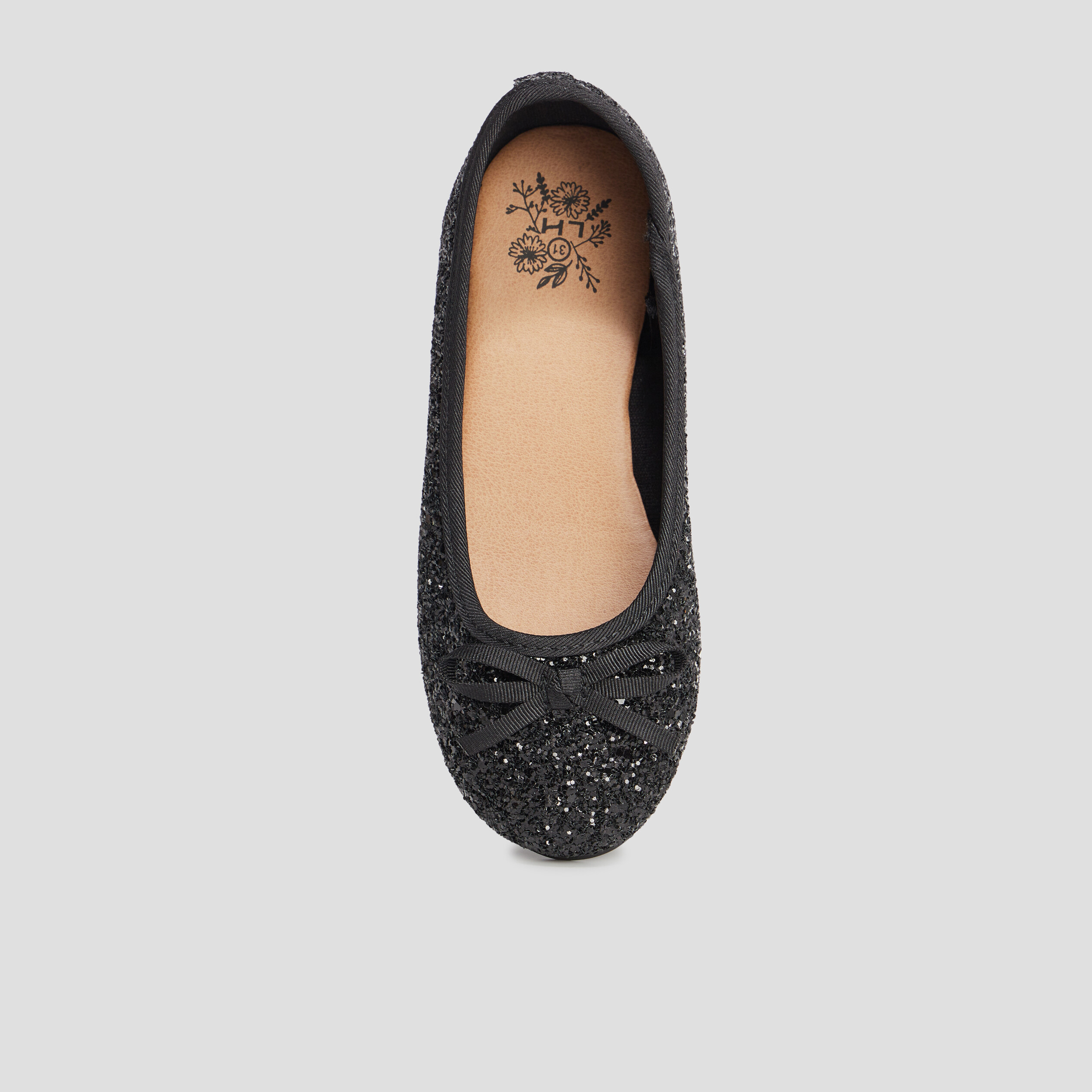 Ballerines à paillettes noir fille | La Halle