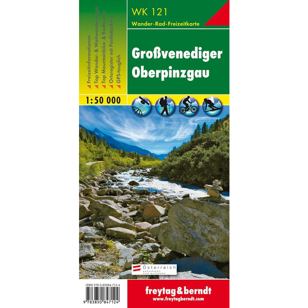 Großvenediger - Oberpinzgau 1 : 50 000. WK 121 - Wanderkarte