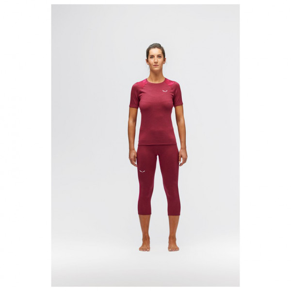 Salewa - Women's Cristallo Warm AMR Tee - Merinounterwäsche