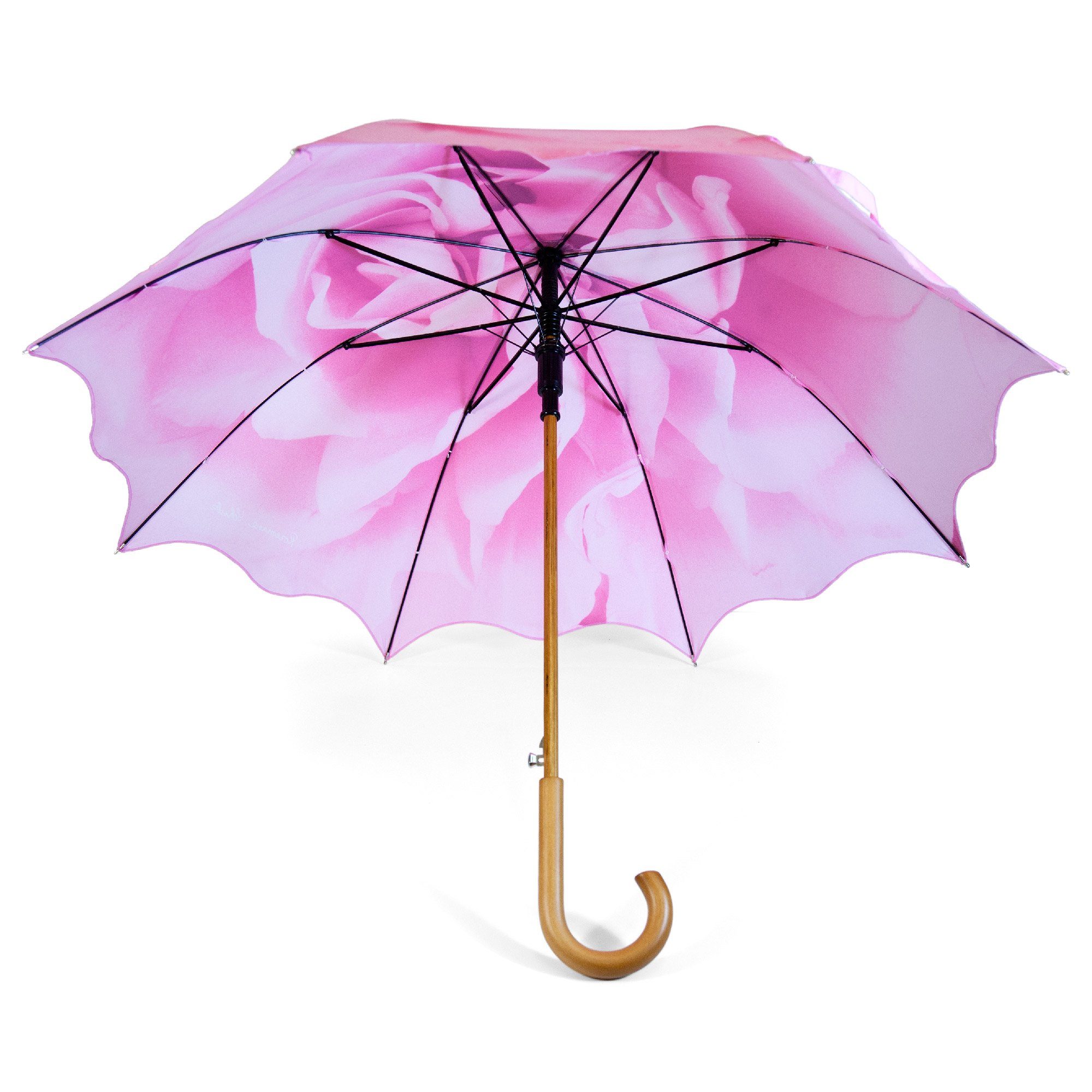 ROSEMARIE SCHULZ Heidelberg Stockregenschirm Stockschirm Motiv Rose Regenschirm für Damen
