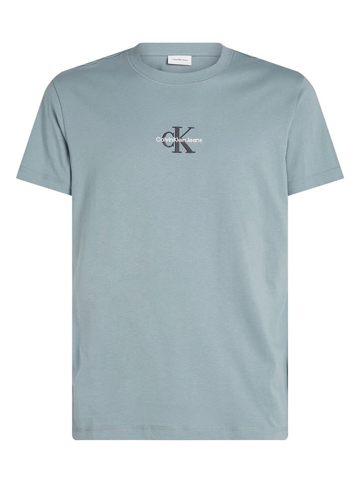 CALVIN KLEIN JEANS Shirt in Hellblau günstig kaufen