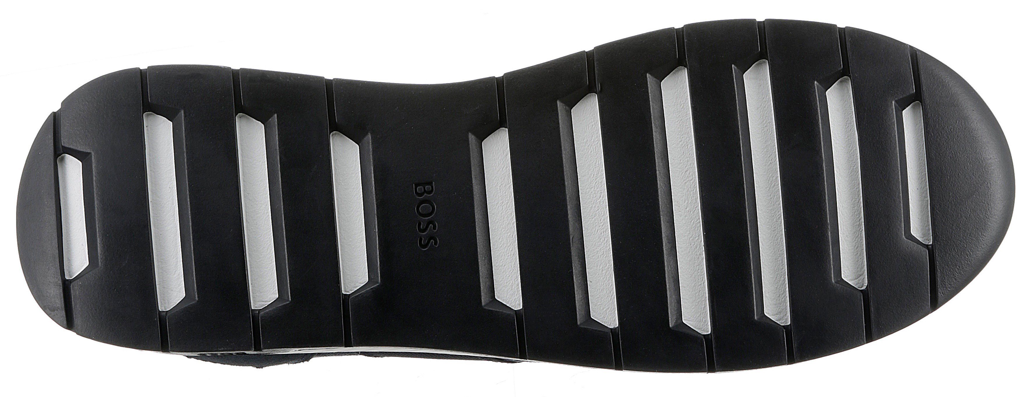 BOSS Titanium_Runn Slip-On Sneaker mit elastischem Einstieg