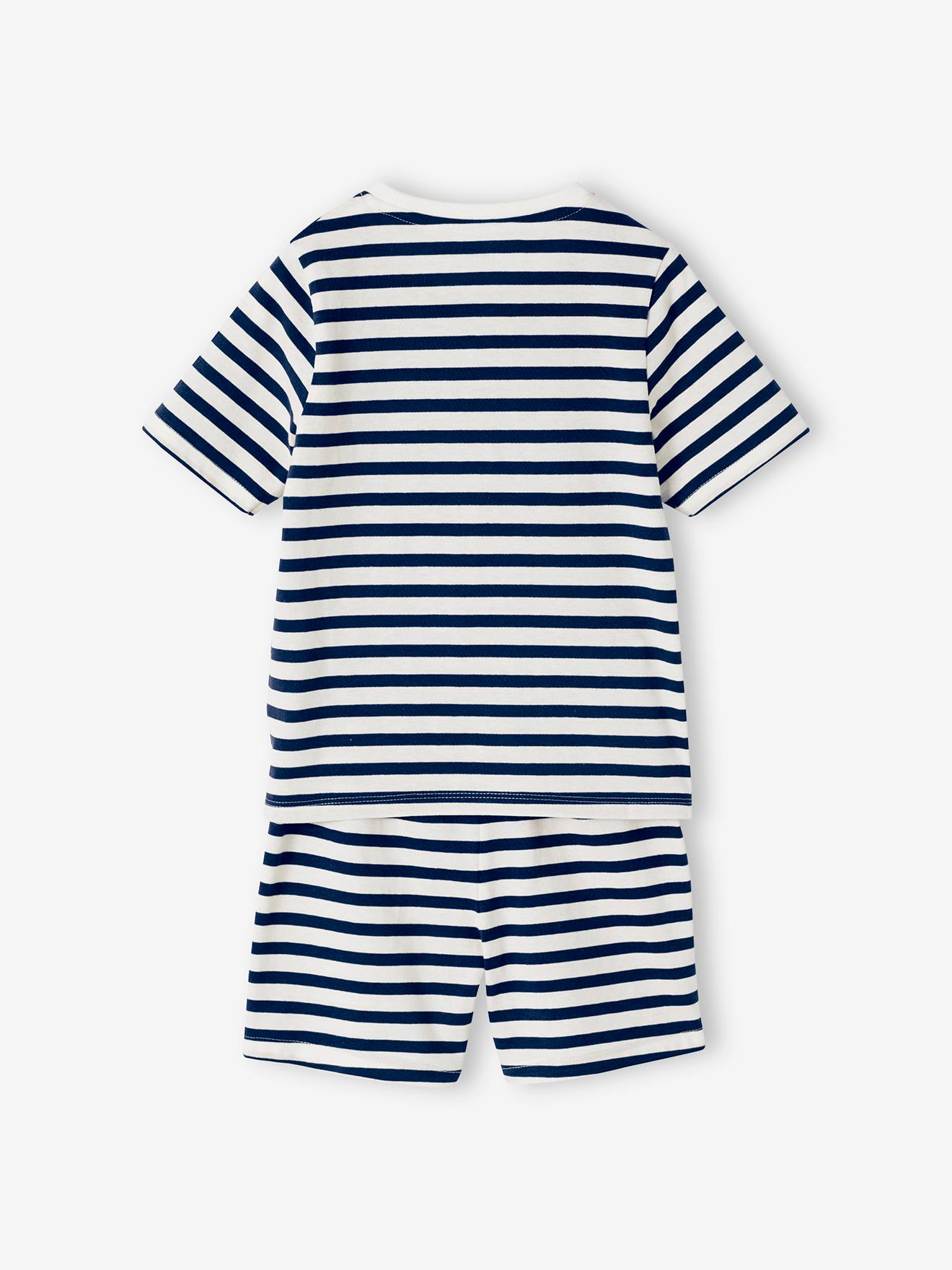 Vertbaudet 2er-Pack Jungen Sommer-Schlafanzüge Oeko-Tex - marine