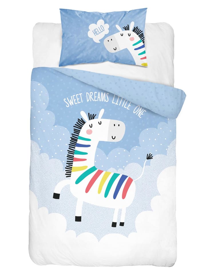 Carpe Sonno Wende-Bettwäsche Set Sweet Dreams Lila in Mehrfarbig günstig kaufen 100 x 135 cm   40 x 60 cm