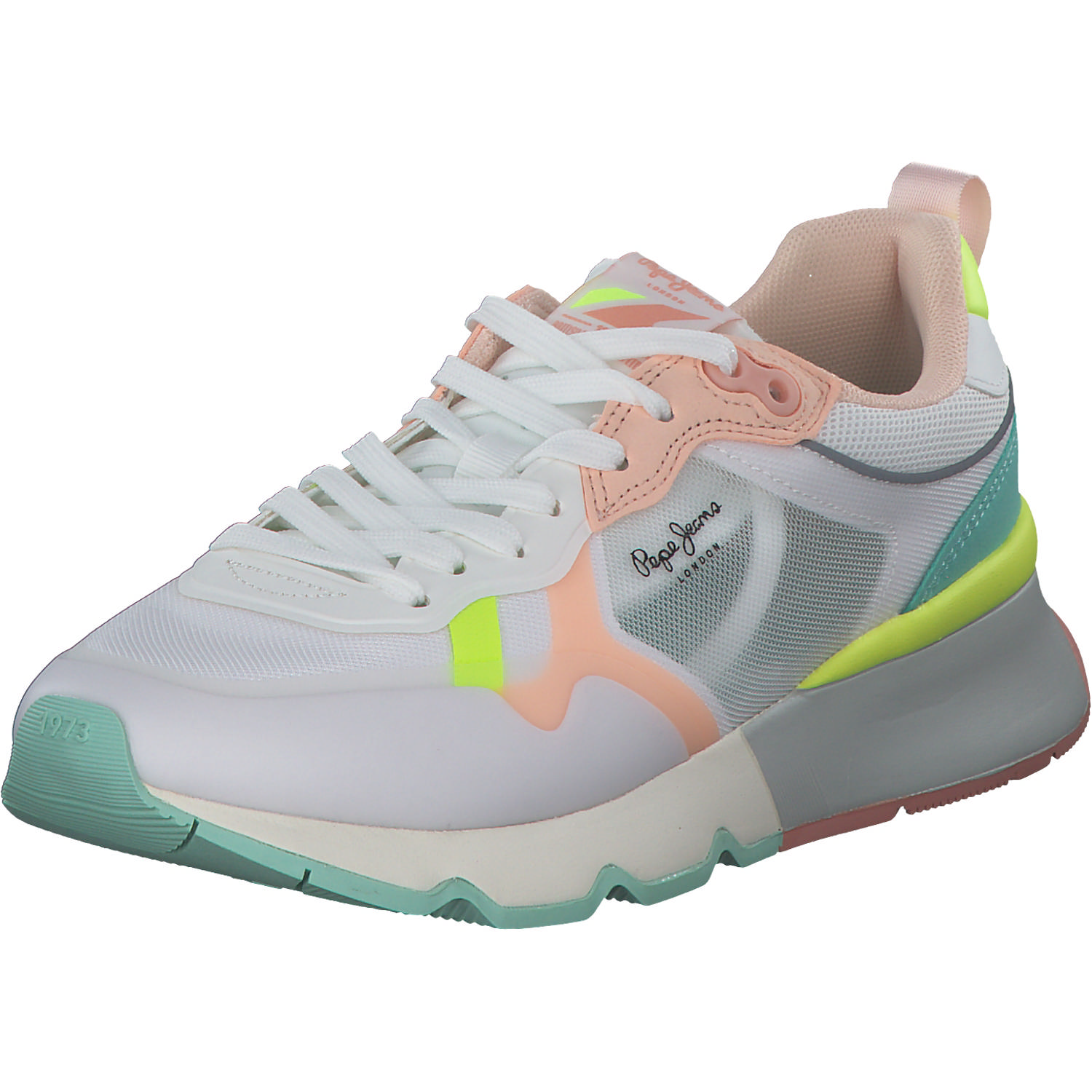 Pepe Jeans PLS31457, Schnürschuhe, Damen, WHITE