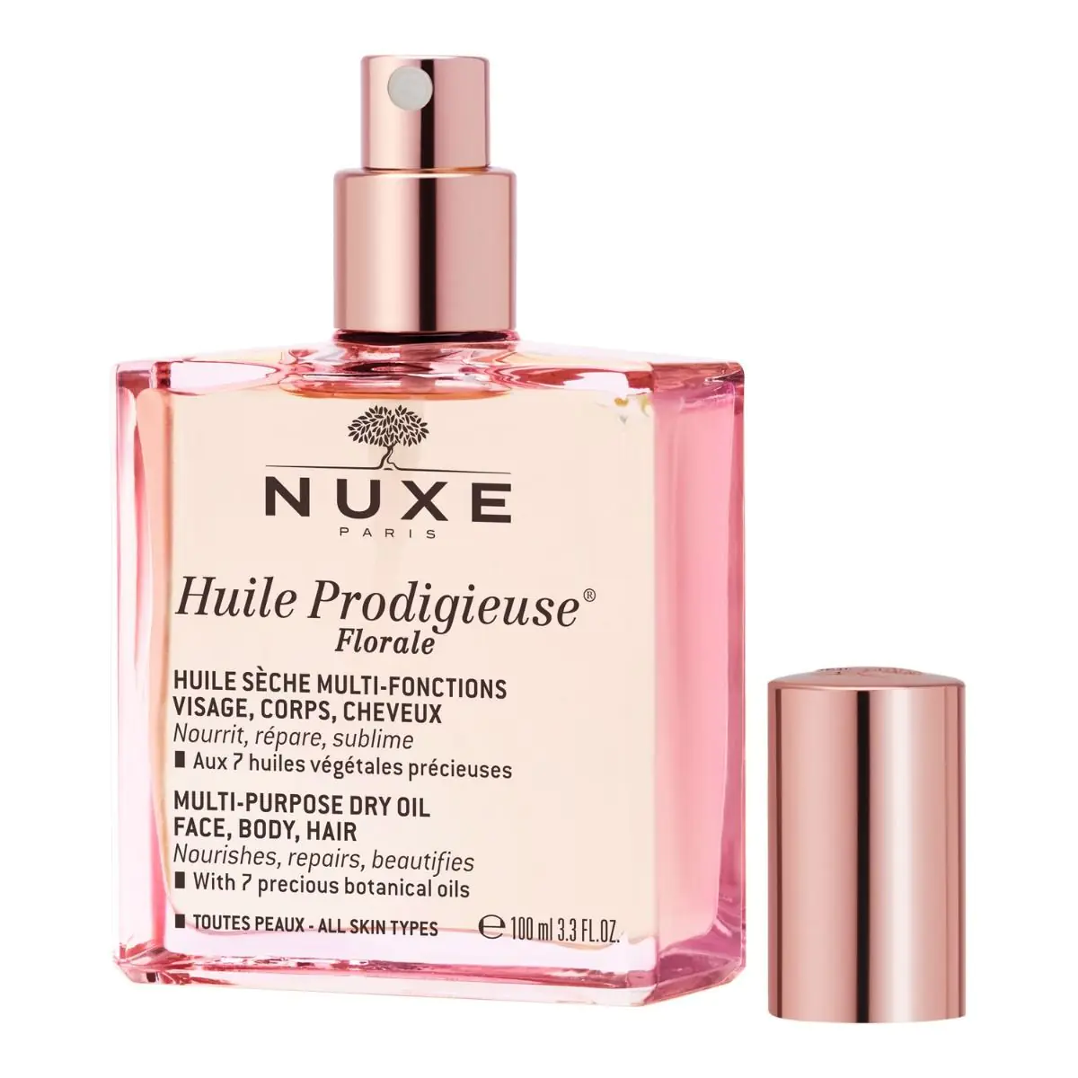 „Nuxe Huile Prodigieuse Florale“ sausas aliejus kūnui, veidui ir plaukams, 100 ml