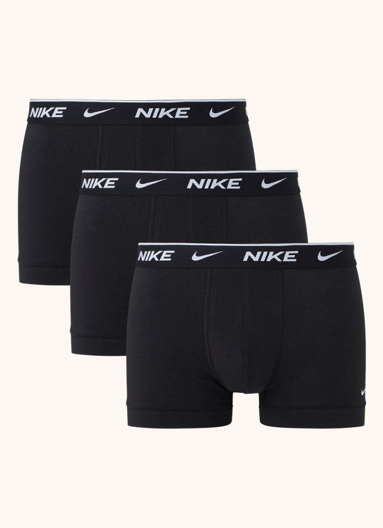 Lot de 3 boxers Nike avec logo imprimé