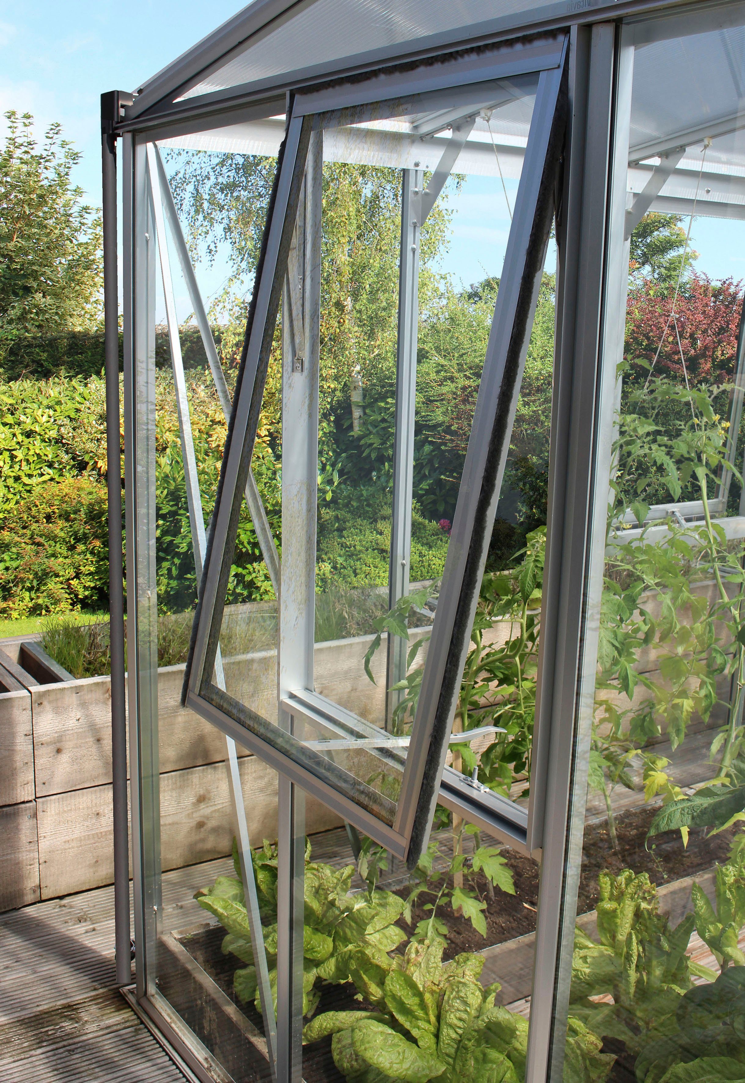Vitavia Fenster Geeignet für: Zeus, Gewächshaus-Fensterrahmen aus Aluminium, ohne Fensterscheibe