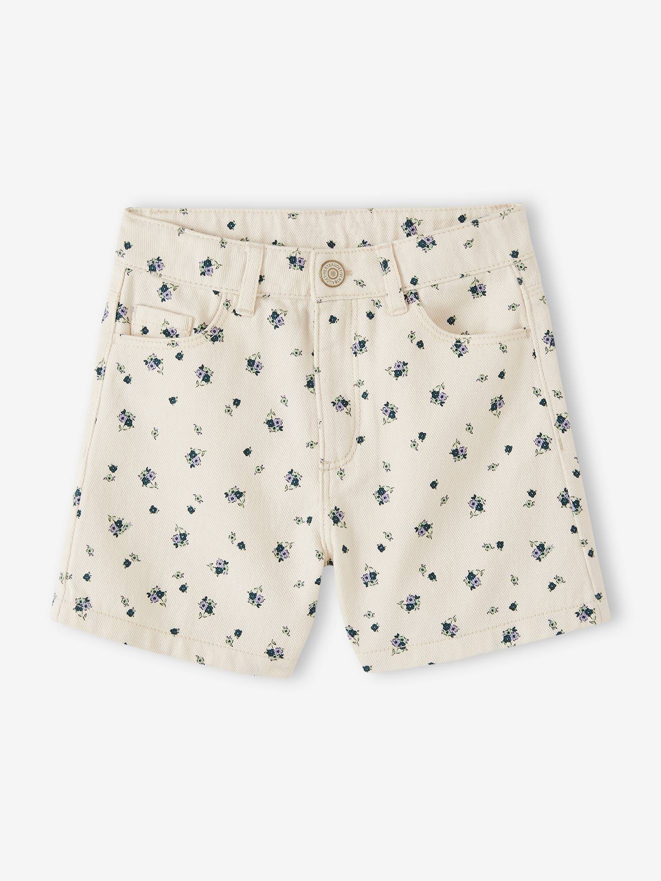 Vertbaudet Mädchen Shorts - wollweiß