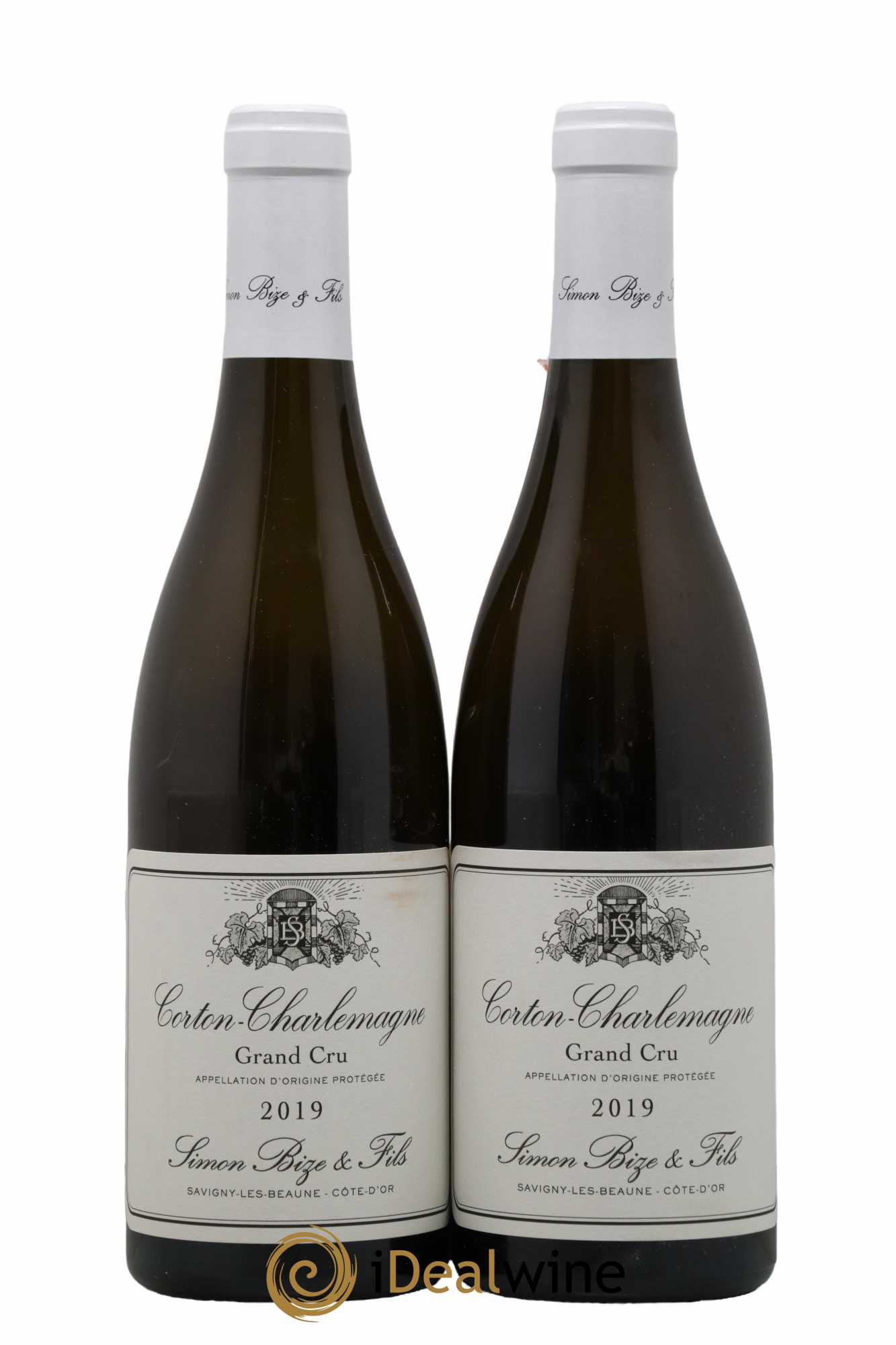 Corton-Charlemagne Grand Cru Simon Bize & Fils  2019 - Lot de 2 Bouteilles