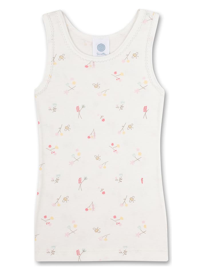 Sanetta Unterhemd in Weiß/ Rosa günstig kaufen