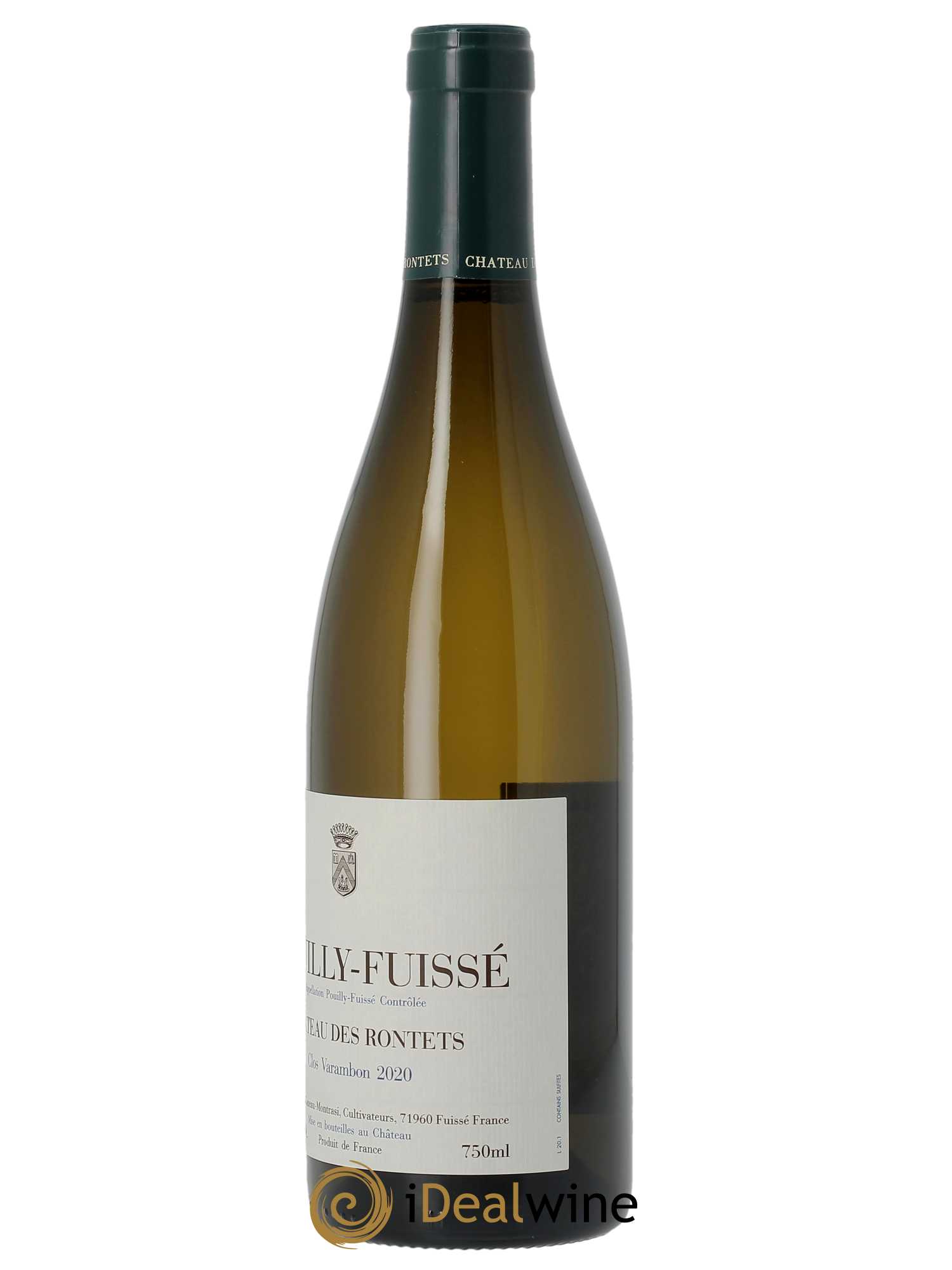 Pouilly-Fuissé Clos Varambon Château des Rontets  2020 - Lot de 1 Bouteille
