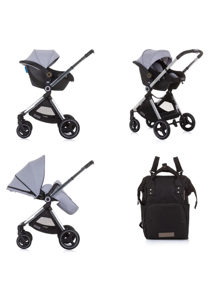 Chipolino Kinderwagen Elite 3 in 1 in grau günstig kaufen onesize