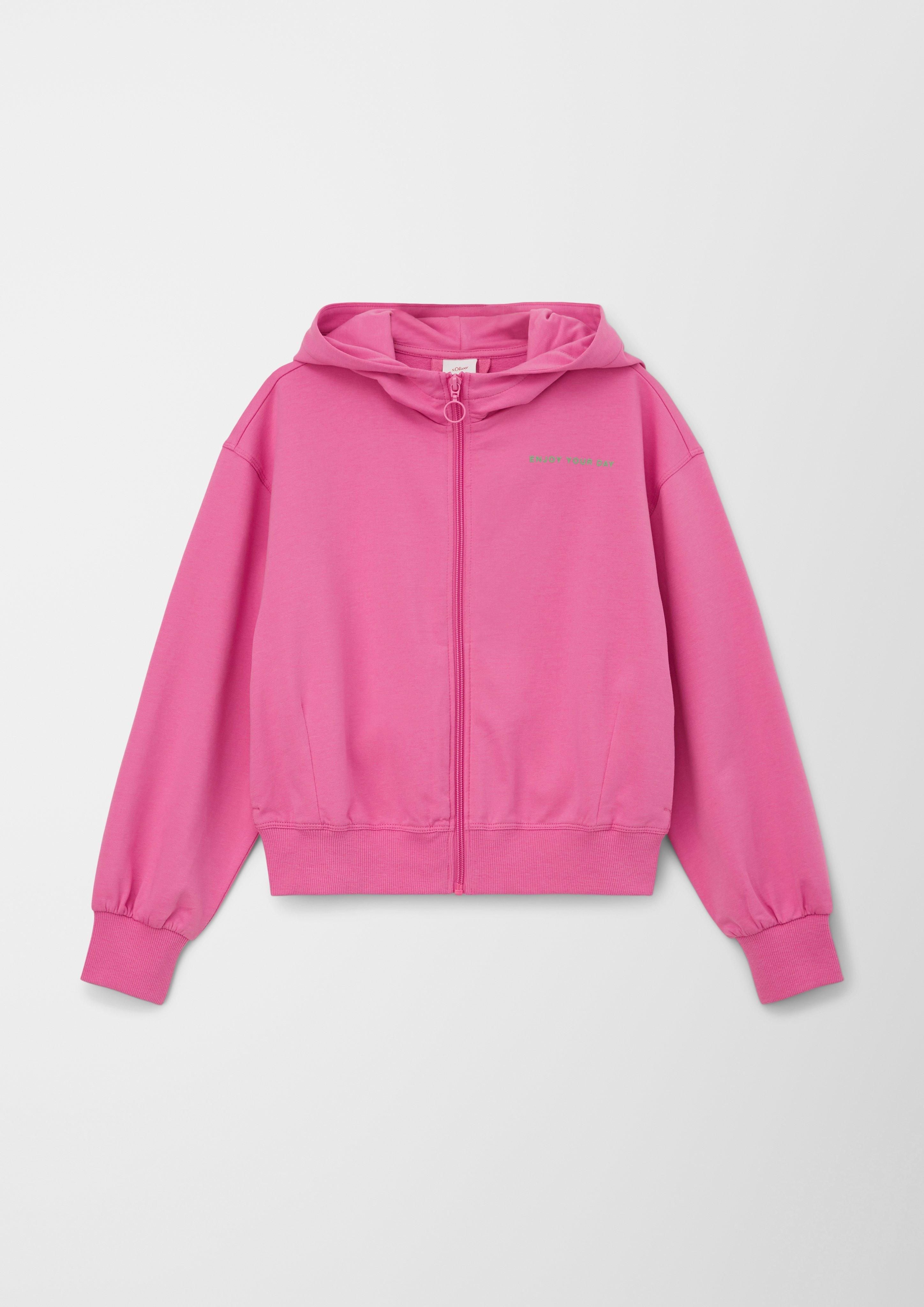 Sweatjacke mit Schriftprint  2130445-4451