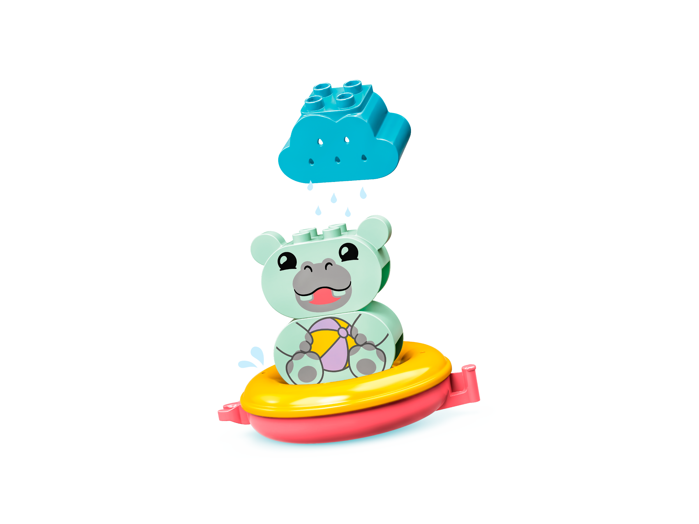 Badewannenspaß: Schwimmender Tierzug 10965