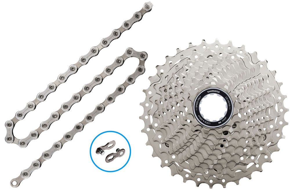 Shimano 105 CN-HG601+CS-R7000 11-fach Verschleissset | 11-34 (HG700) kaufen | Bike-Discount