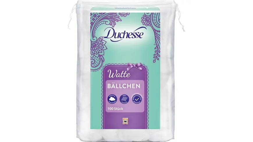 Duchesse Wattebällchen, 100 Stück