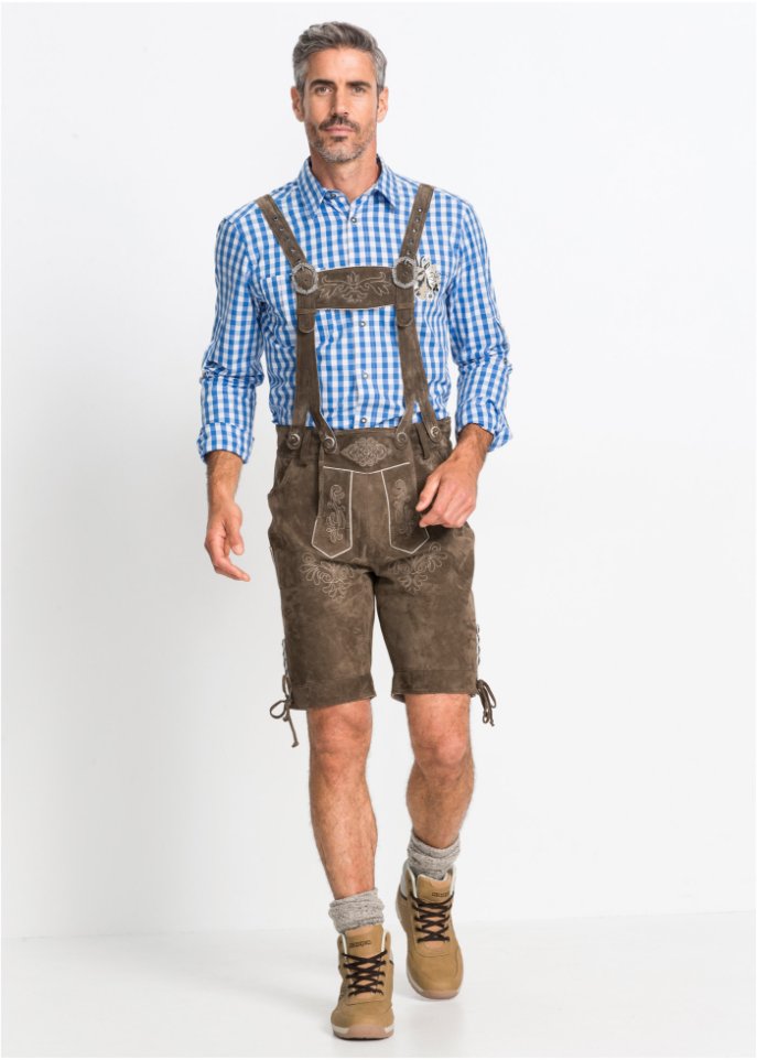 Kurze Trachtenlederhose, Regular Fit