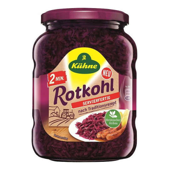 Kühne 2 Minuten Rotkohl 700G