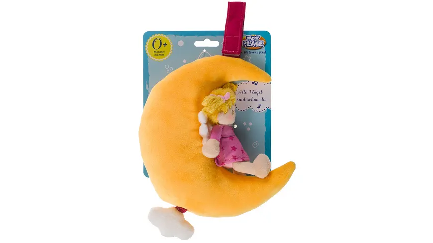 Müller - Toy Place - Spieluhr Mond mit Engel, sortiert, 23 cm