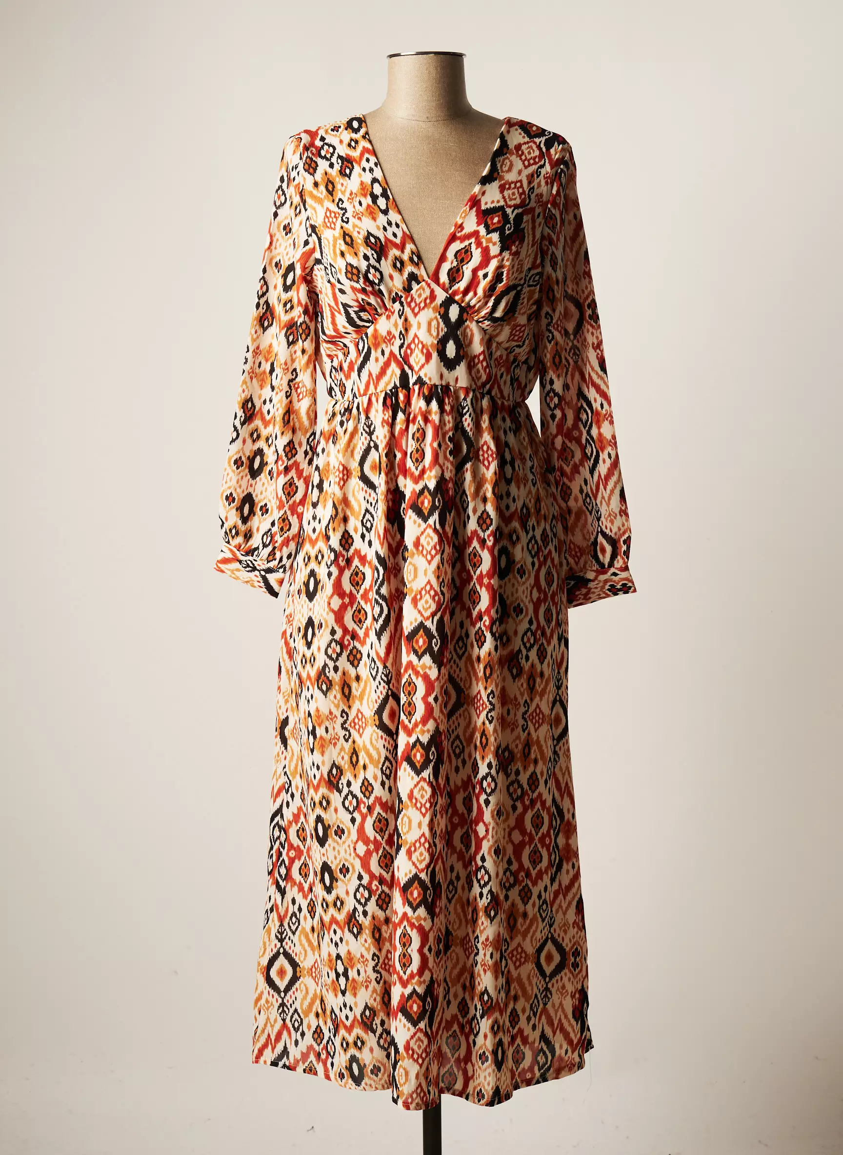 Lilie Rose Robes Longues Femme couleur orange