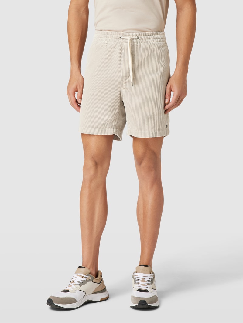 Cordshorts mit Tunnelzug Modell 'PREPSTERS' in beige