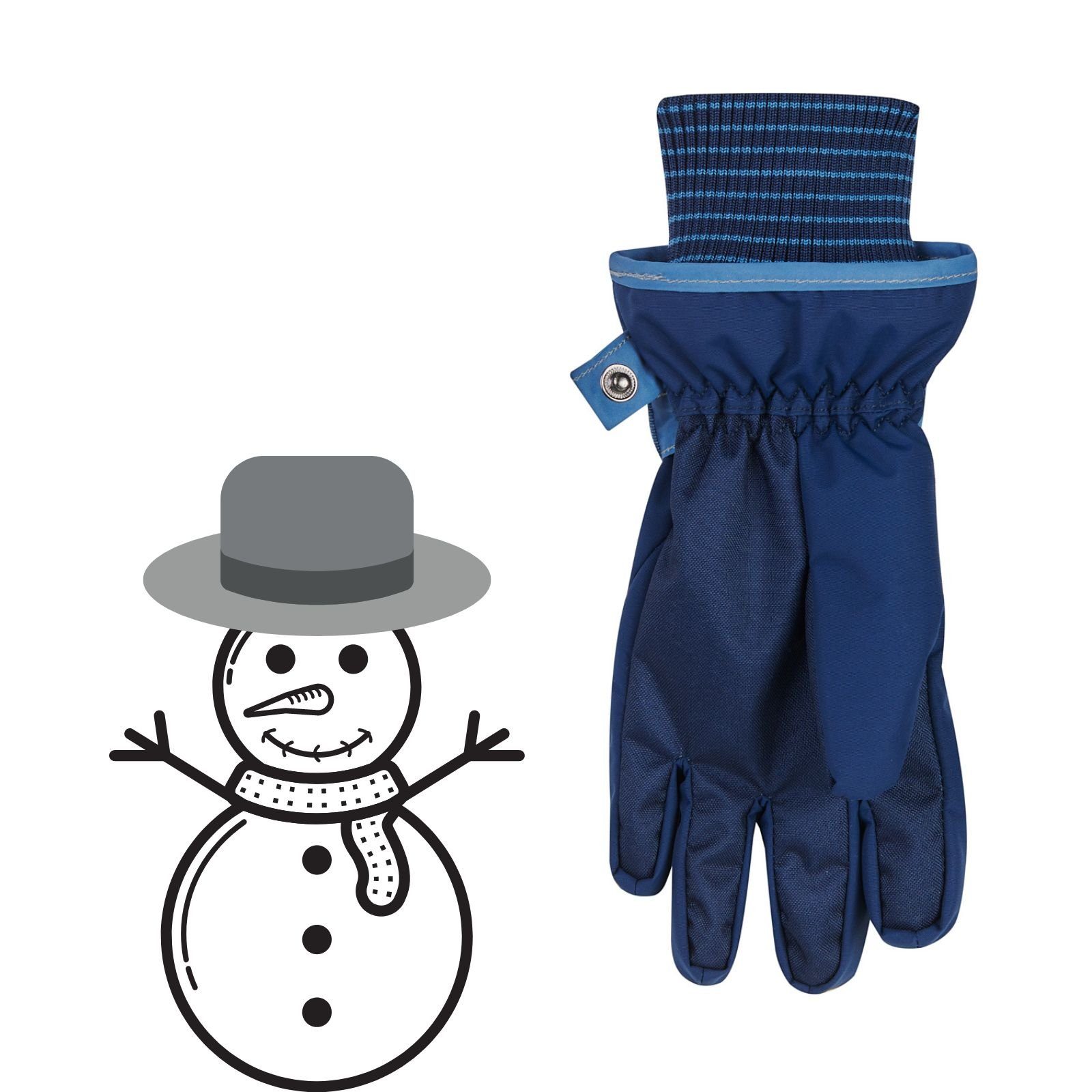 Finkid Jumpsuit Finkid Pikkurilli Navy/Real Teal Schneehandschuhe Winterhandschuhe Outdoorhose Winterbekleidung Schneekleidung Kinder
