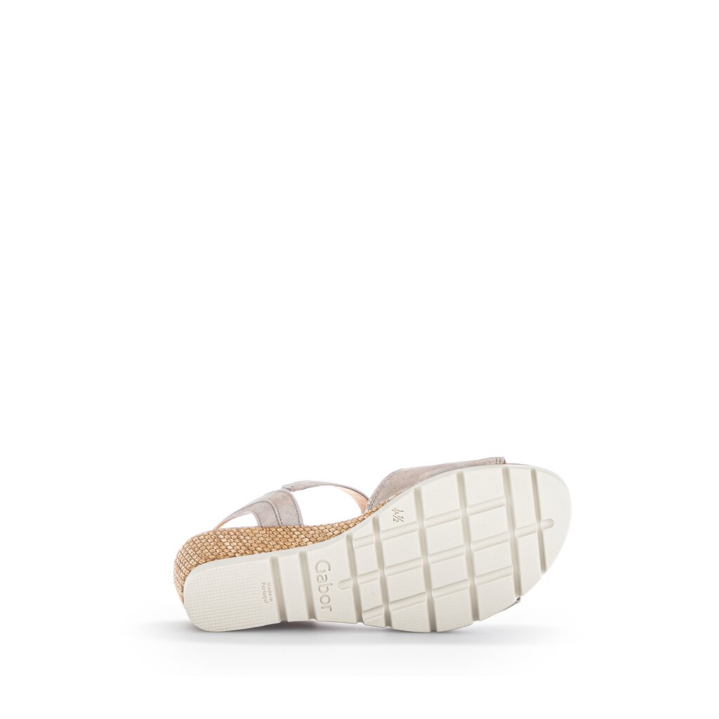 Gabor comfort Keilsandalette beige