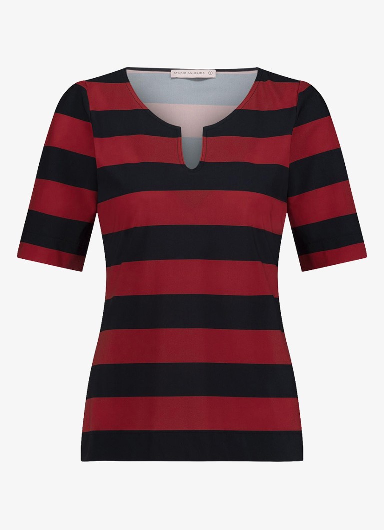 Studio Anneloes Becki T-shirt with stripe print