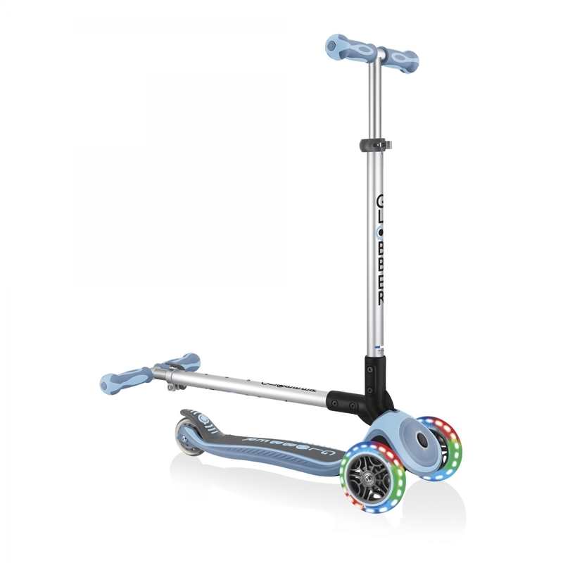 Trottinette PRIMO FOLDABLE PREMIUM LIGHTS 3 roues lumineuses, pliable