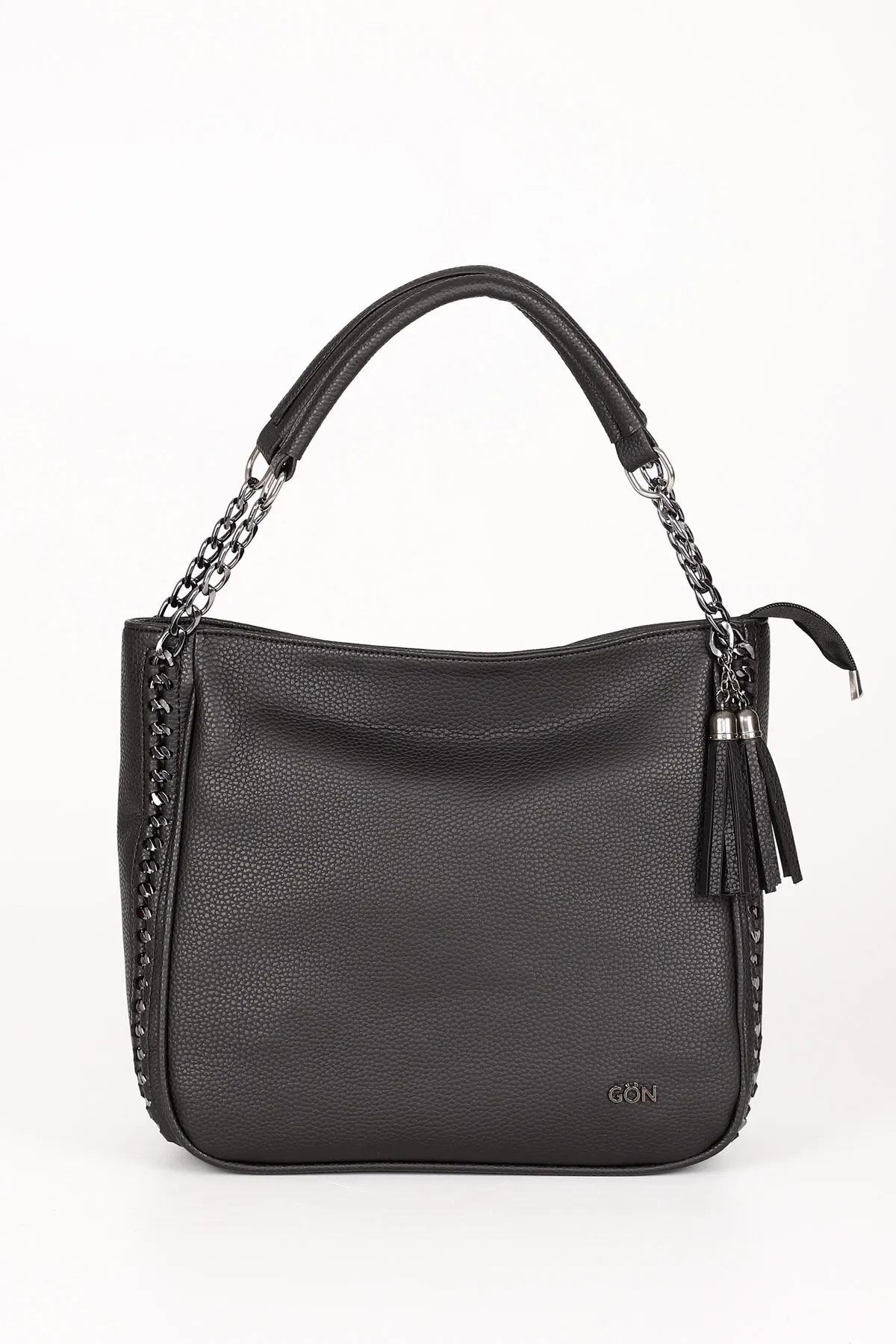 GÖNDERİ(R)  Schwarze große Damen-Umhängetasche B6807