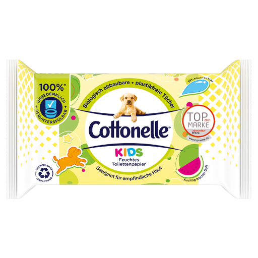 COTTONELLE KIDS Feuchtes Toilettenpapier  42 St  Tücher
