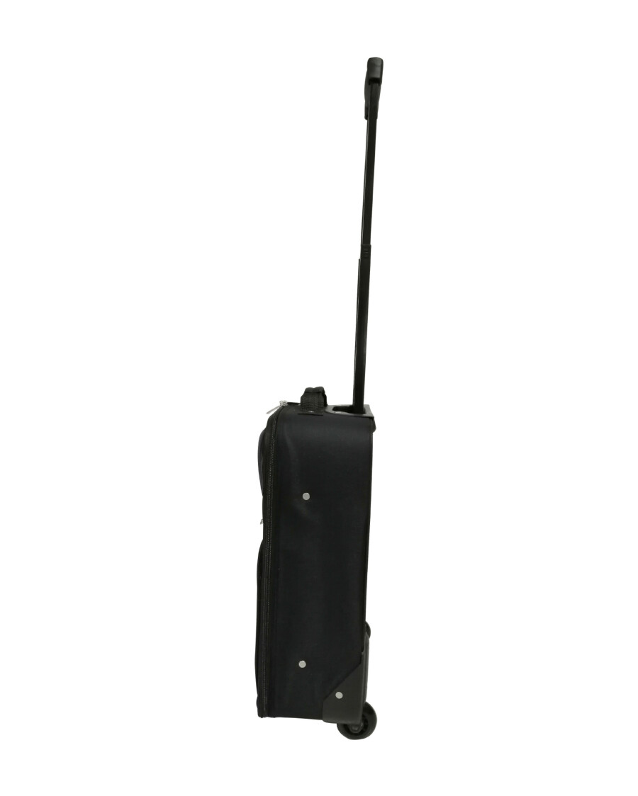 Schwarzer Stoffkoffer