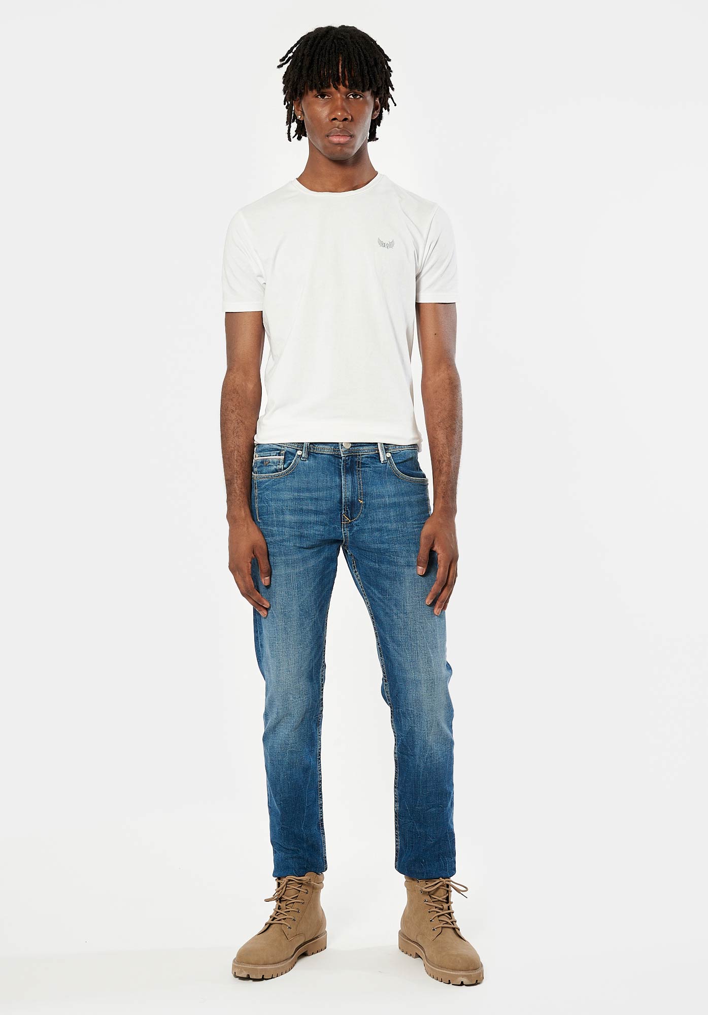 JOKER  Jean relaxed cropped Homme