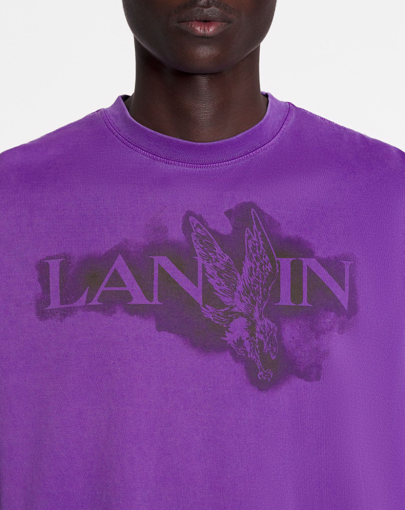 T-SHIRT CLASSIQUE IMPRIMÉ AIGLE LANVIN X FUTURE