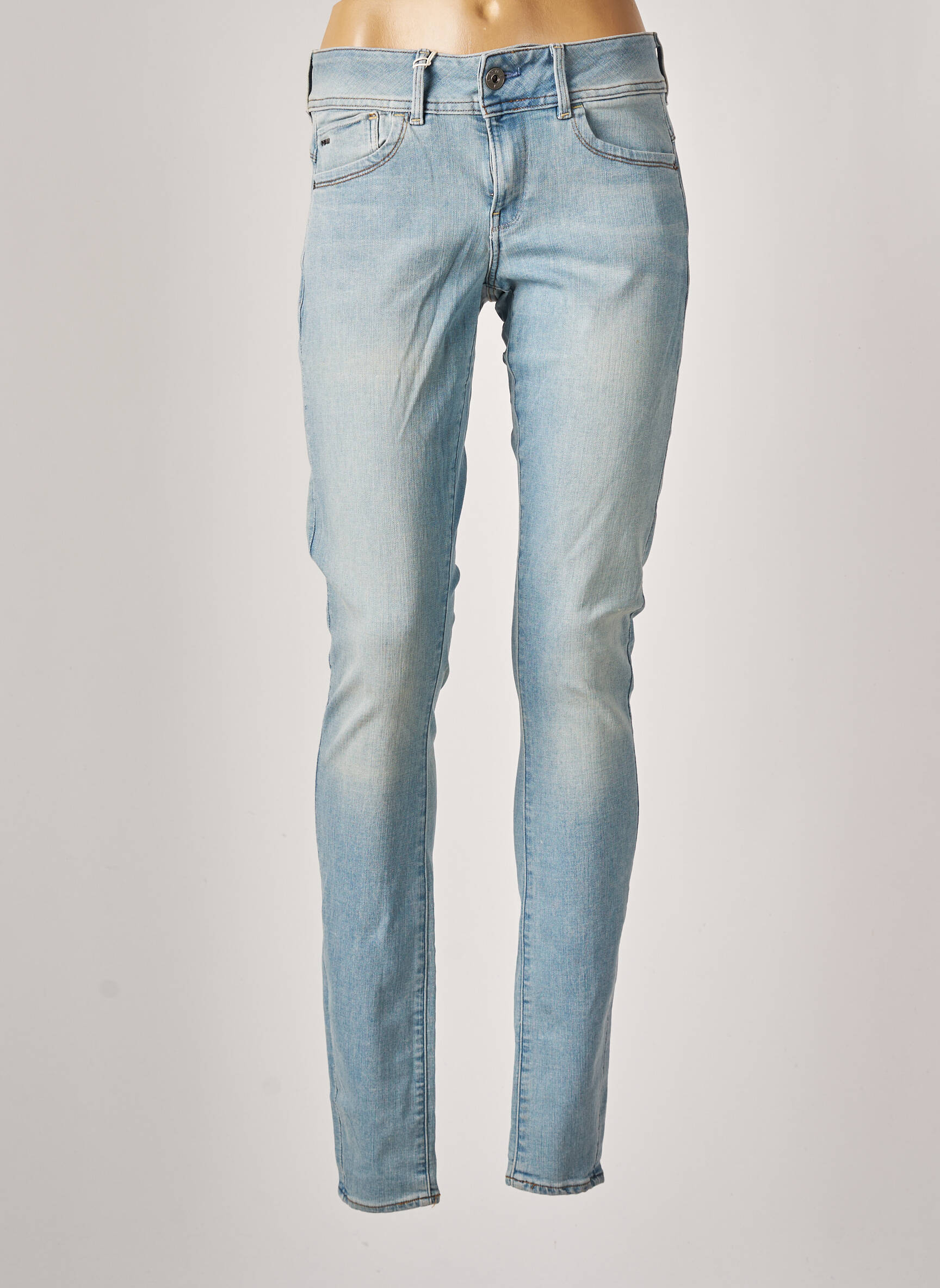 G Star Jeans Skinny Femme couleur bleu