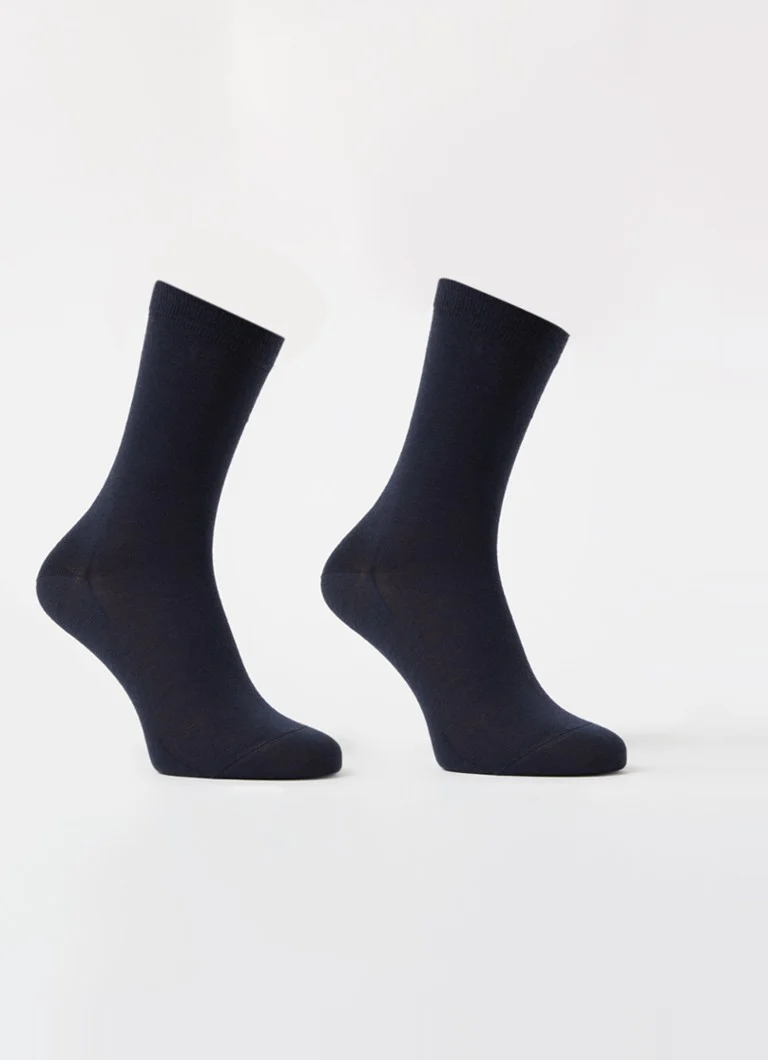 Ponožky Falke Soft Merino zo zmesi vlny, balenie 2 kusov