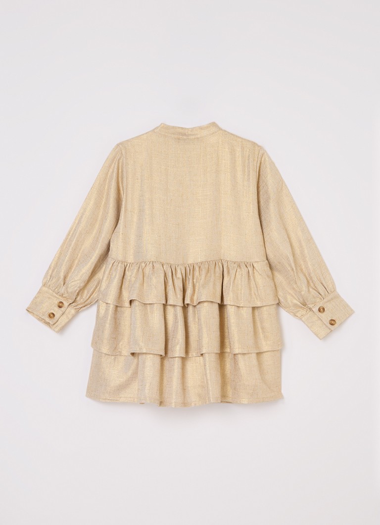 Rochie tip bluză Donsje Amsterdam din amestec de in