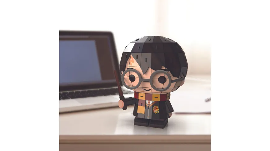Spin Master - 4D Build - Harry Potter - 3D-Puzzle des beliebten Filmheldens aus hochwertigem Karton, 87 Teile