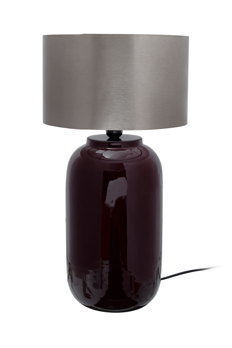 Kayoom Tischlampe Art Deco 725 Beere / Silber