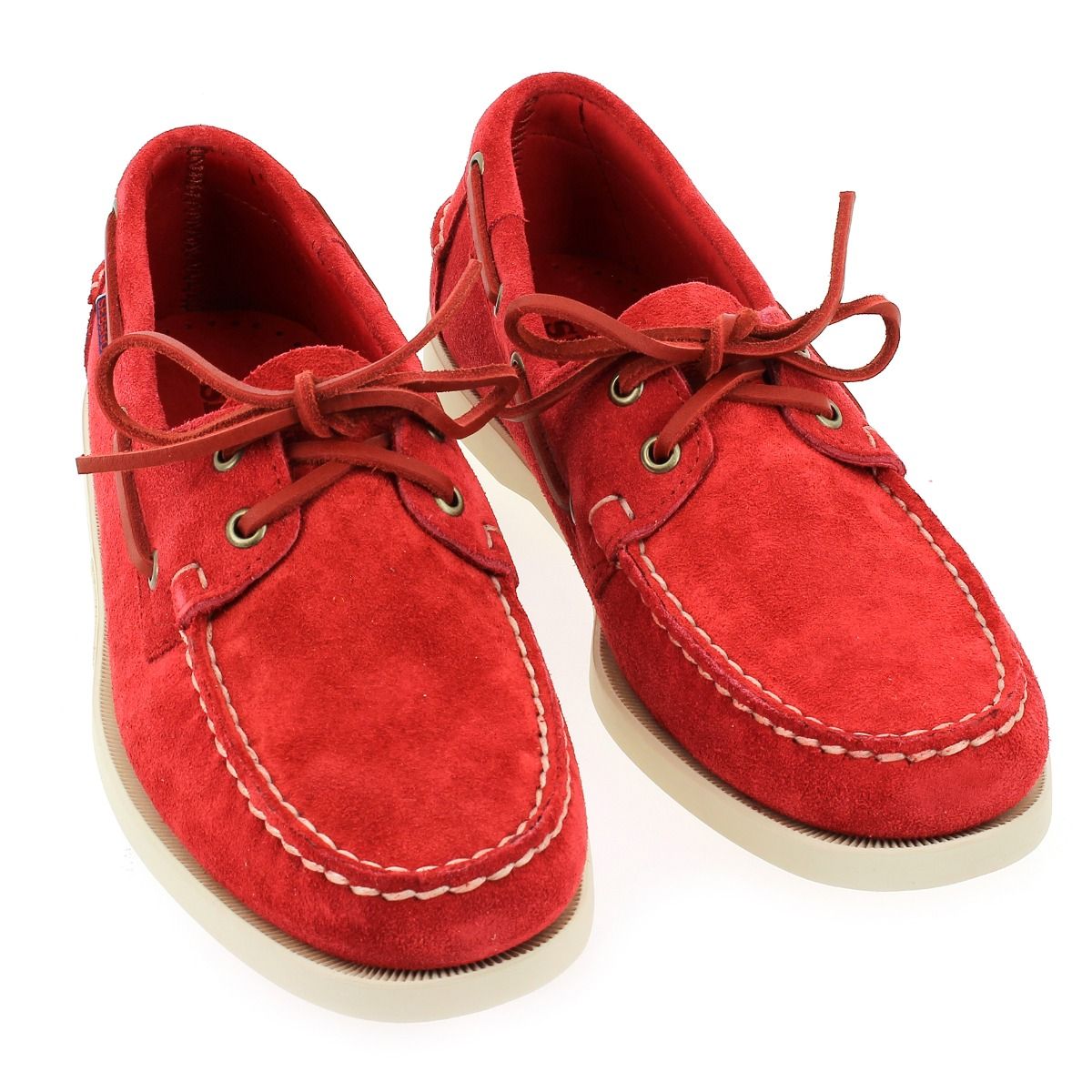 Sebago  DOCKSIDE PORTLAND SUEDE - Rouge