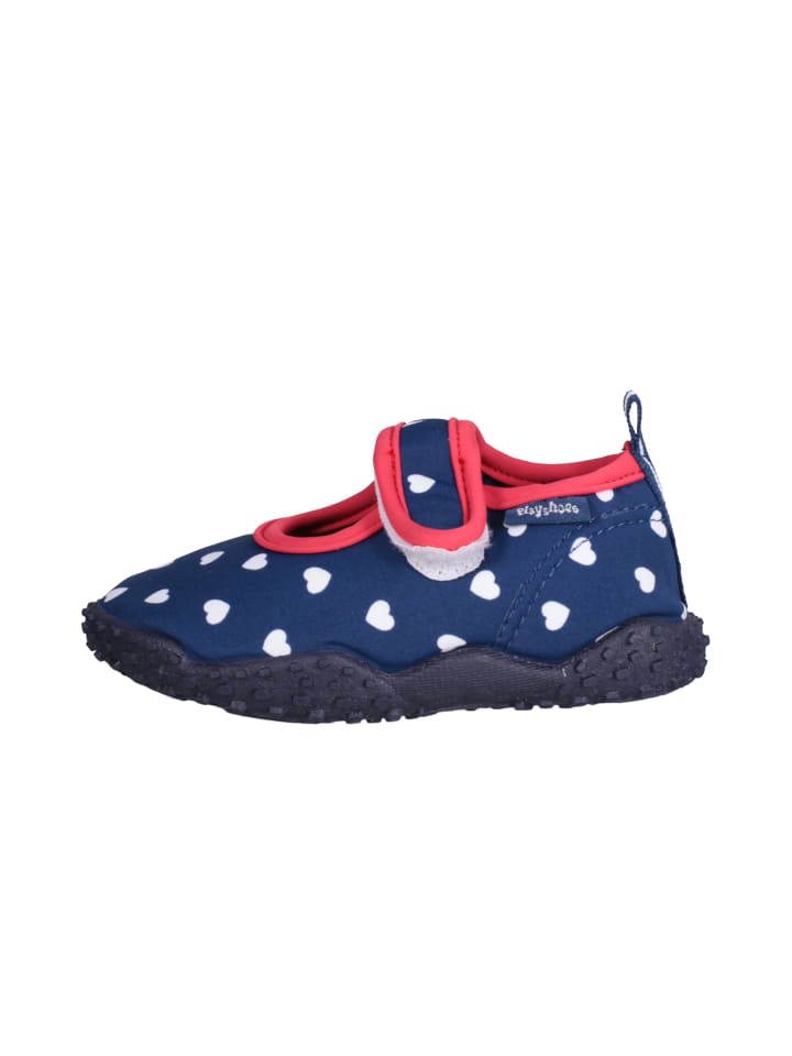 Playshoes Aqua-Schuh Herzchen in Marine günstig kaufen
