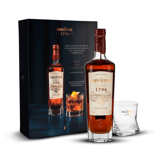 Coffret Santa Teresa 1796 40% + 1 Verre